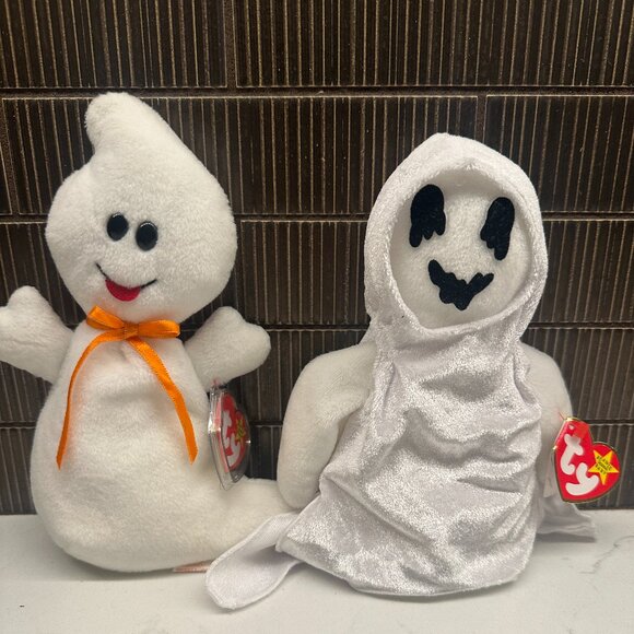 Ty Sheets and Spooky Beanie Babies - Picture 1 of 12